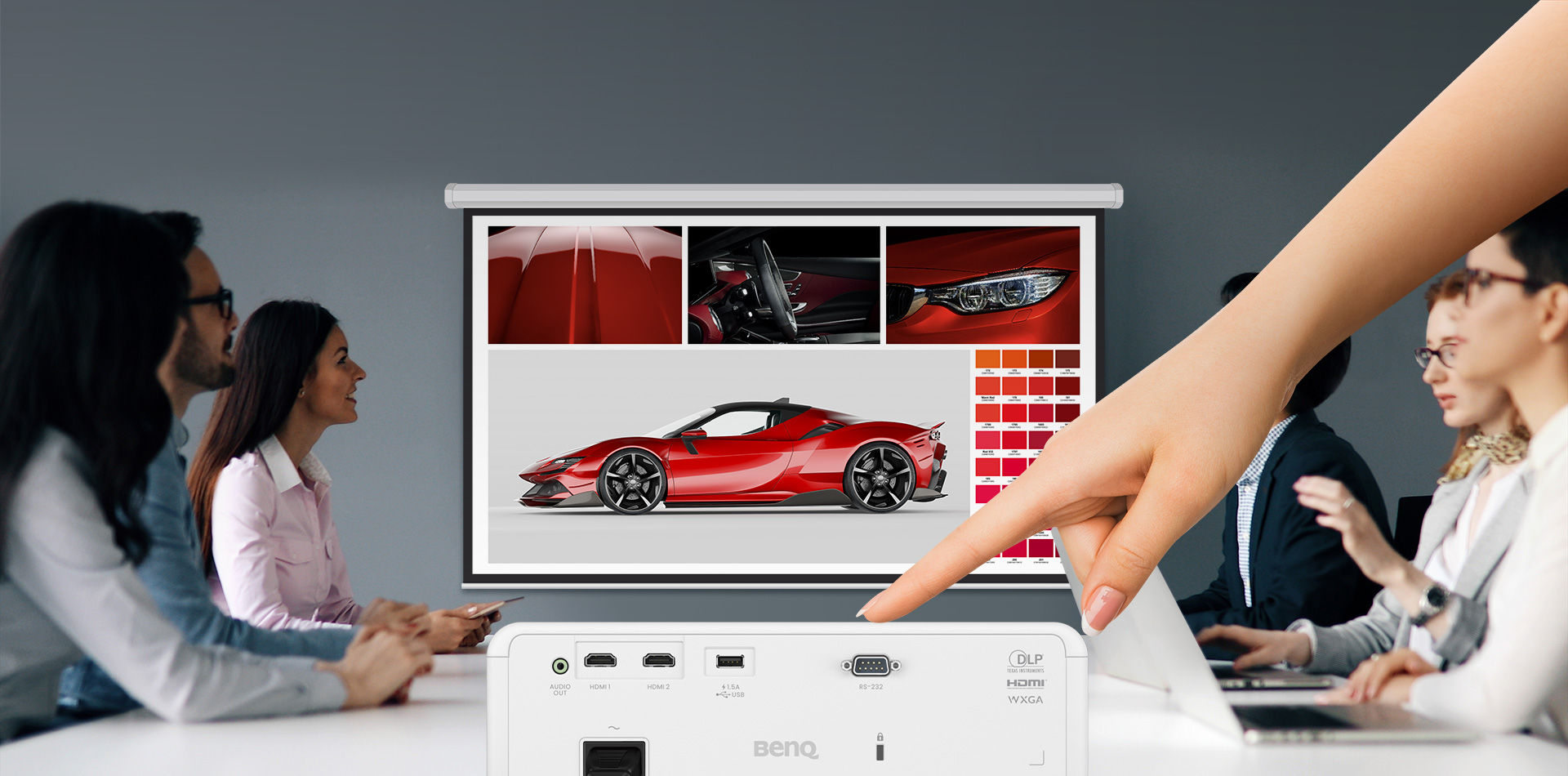 BenQ LW550 allows you to quickly start your meetings with ease