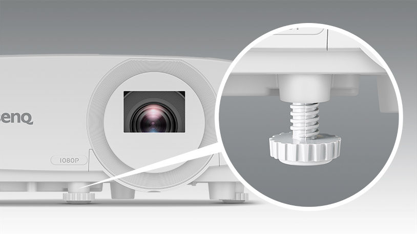 BenQ LH500 has Retractable Adjustment Foot to enhance flexibility