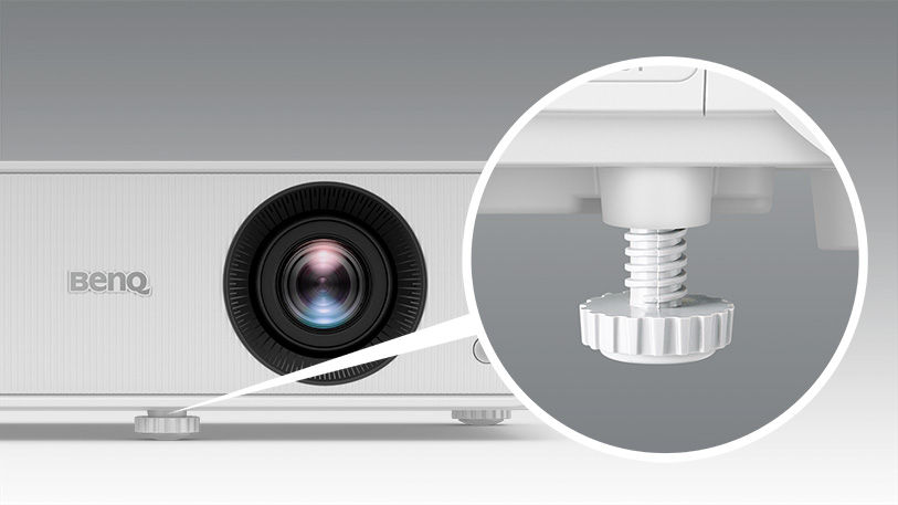 BenQ LW550 has Retractable Adjustment Foot to enhance flexibility