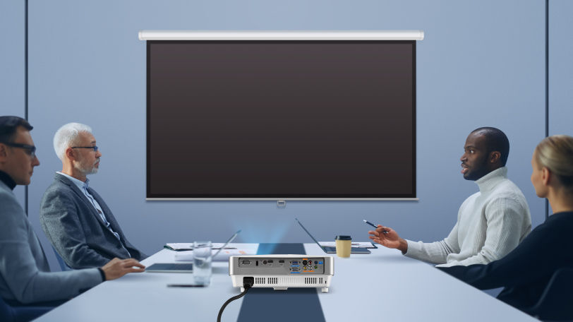 Press the Eco Blank  button to turn off the image for a period of time with 70% lamp power saving