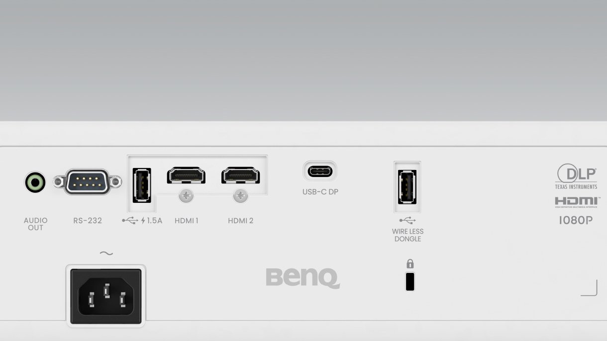 BenQ LH650 io port is with reliable transmission and versatile connectivity including a USB C