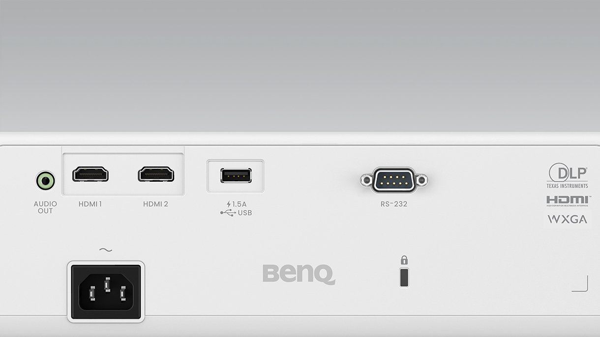 BenQ LW550 io port is with reliable transmission and versatile connectivity