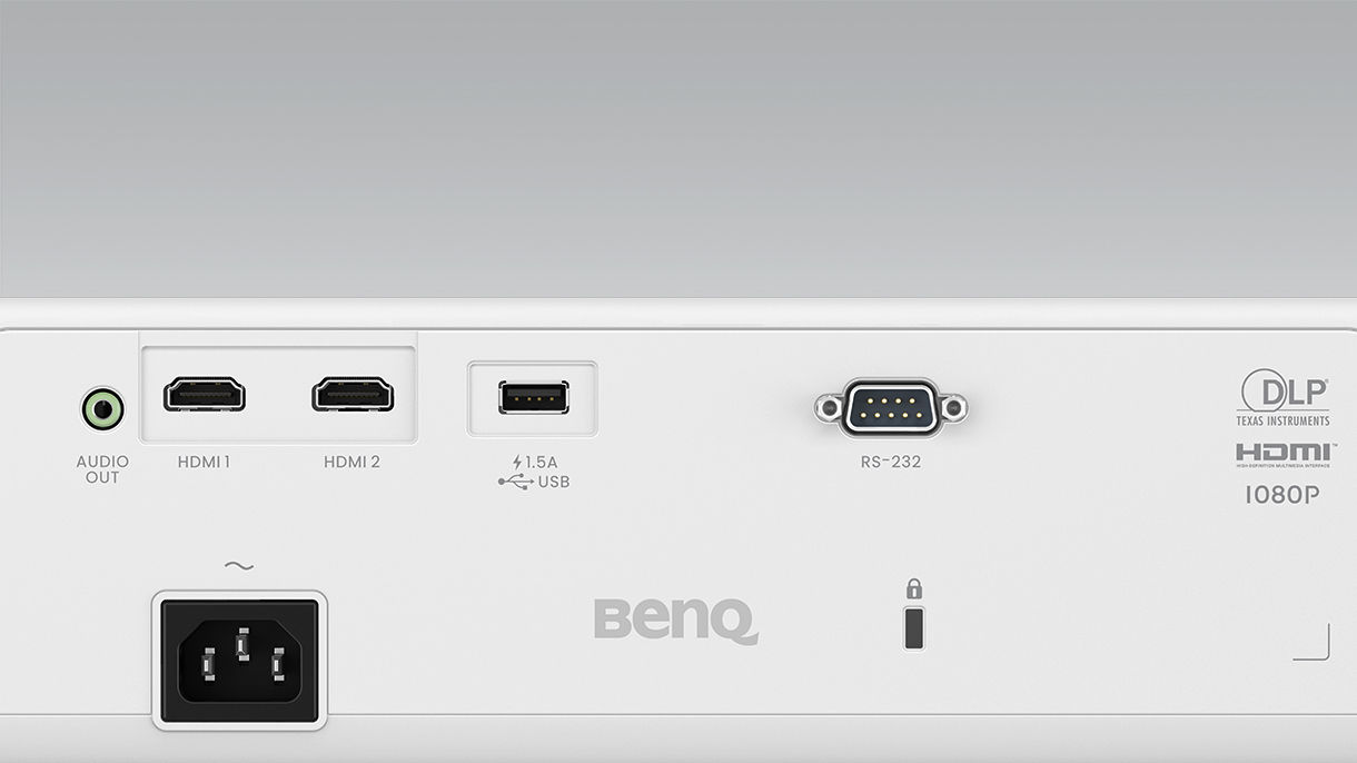 BenQ LH550 io port is with reliable transmission and versatile connectivity