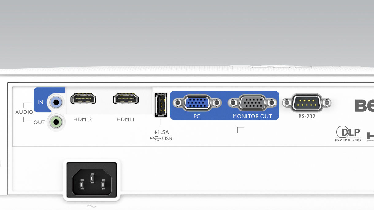 De BenQ MU613 io-poort biedt betrouwbare transmissie en veelzijdige connectiviteit