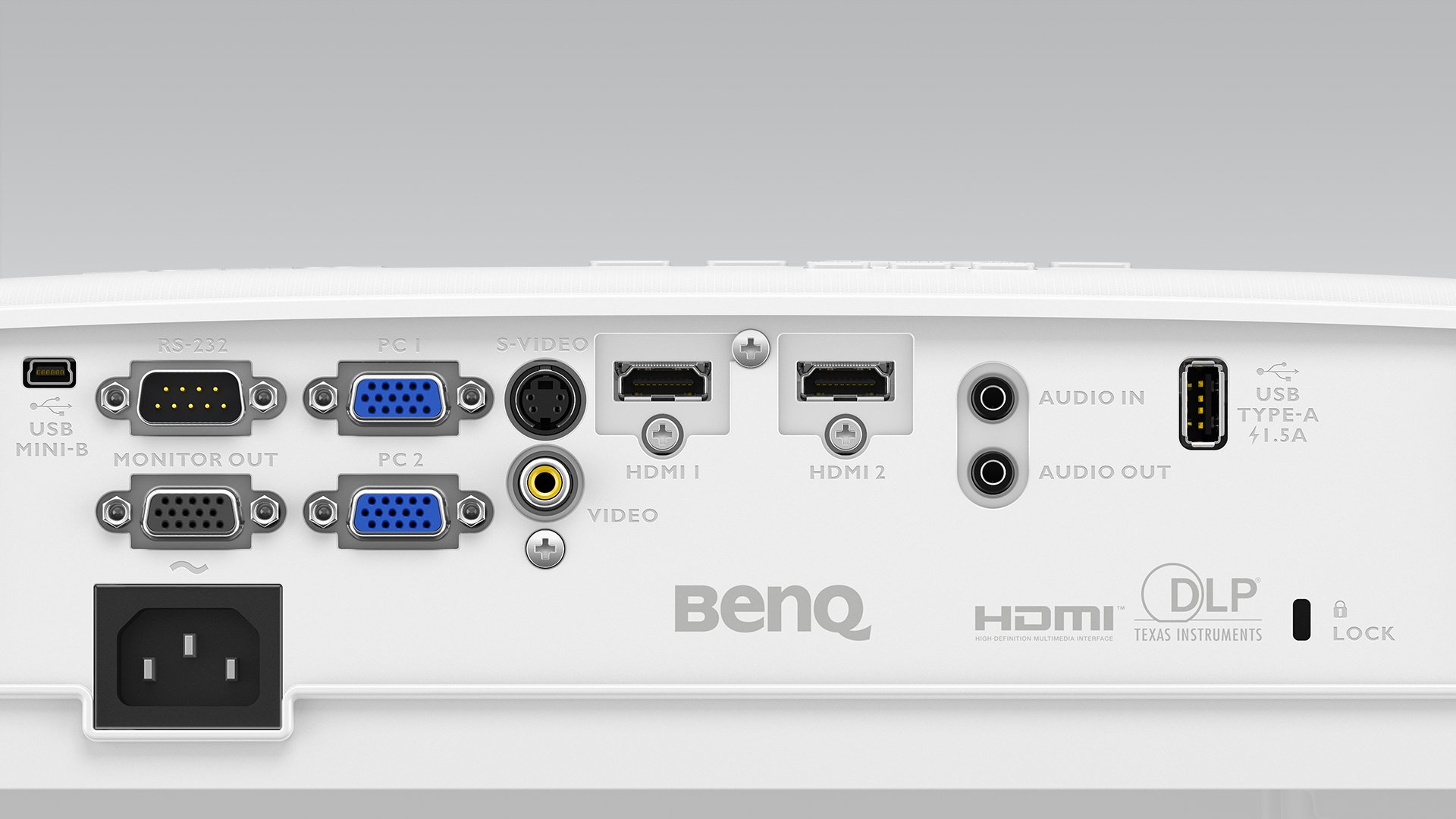 BenQ MW536 io port is with reliable transmission and versatile connectivity