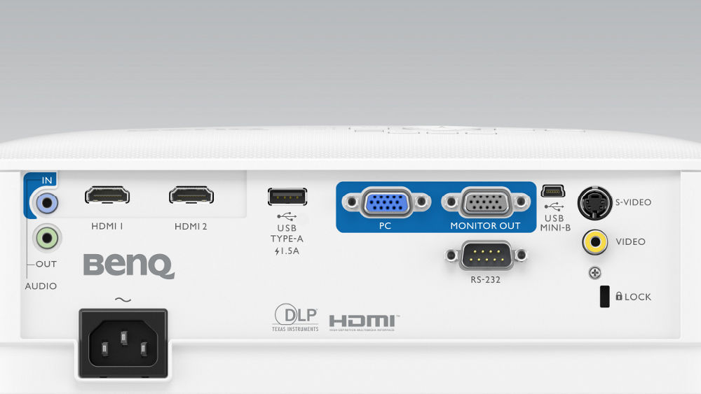 Proyector DLP BenQ MW560 WXGA (1280x800) HDMI 4,000 Lúmenes