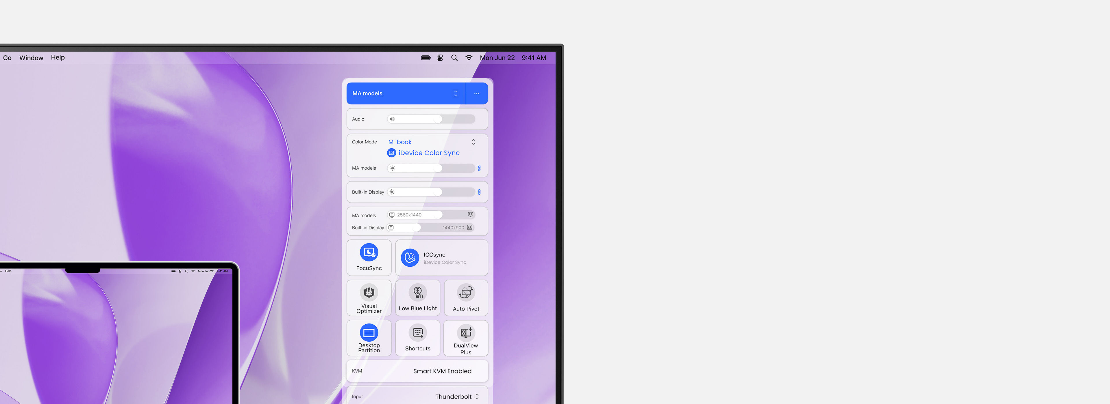BenQ Display Pilot for a seamless mac control experience