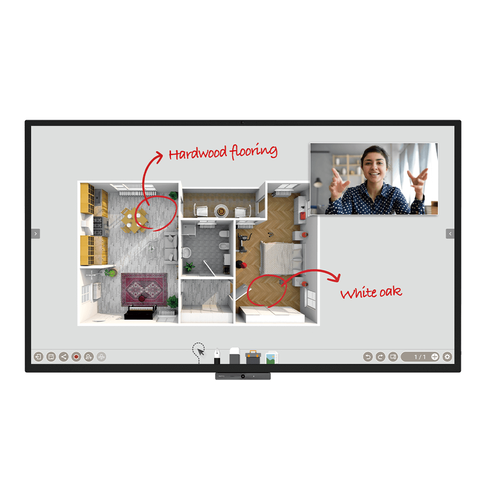 CP6501K business interactive display and electronic whiteboard