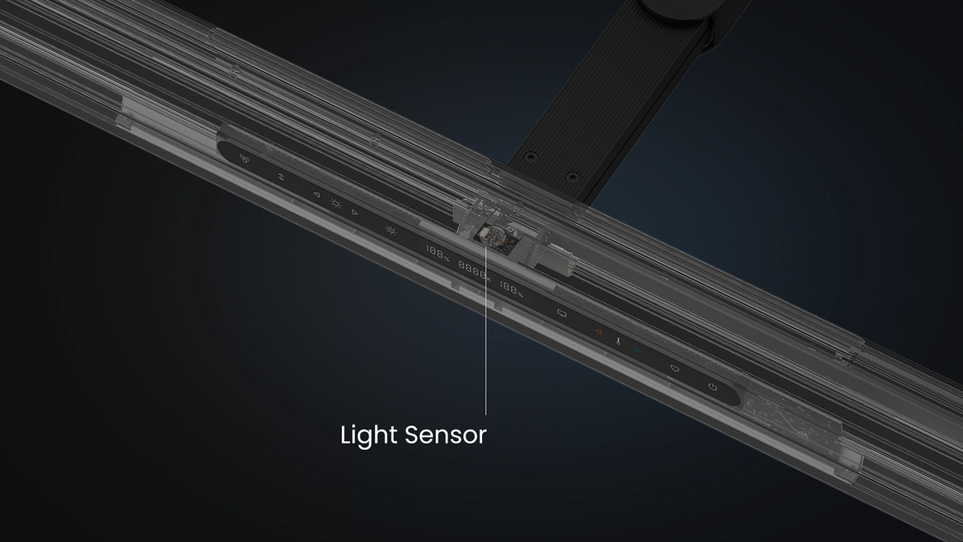 BenQ ScreenBar Max automatic brightness adjustment with light sensor