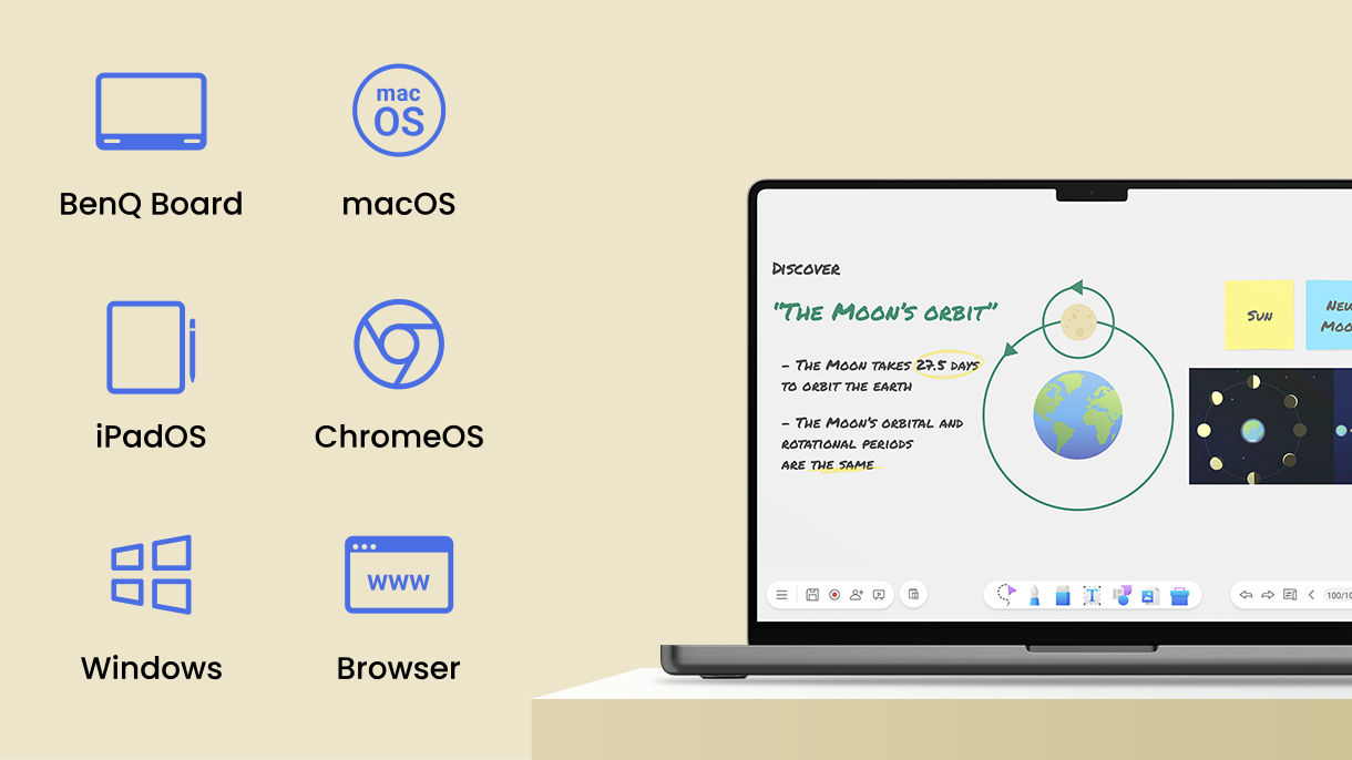 Create lessons anywhere