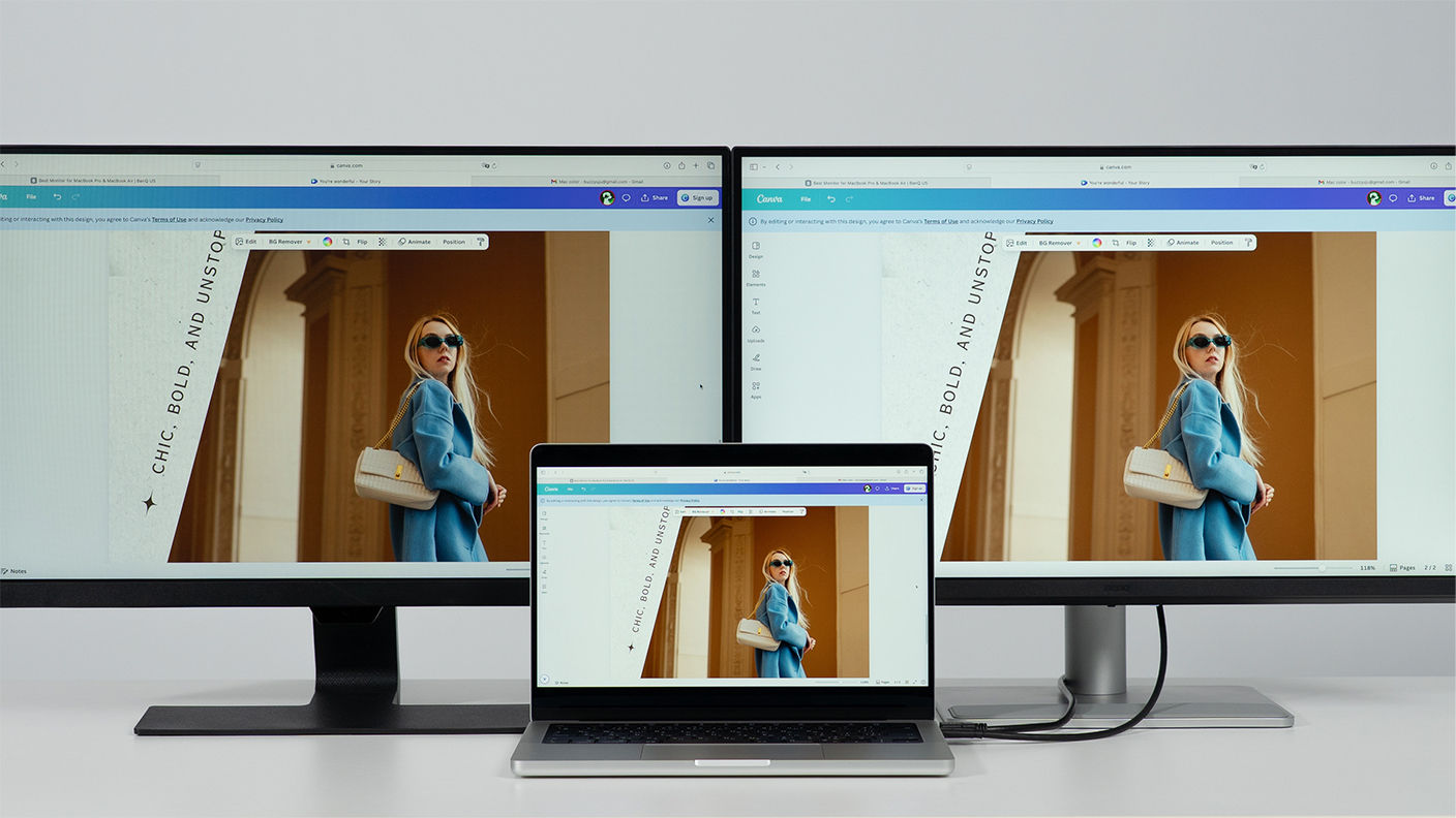 The same contrast and brightness balance found in your MacBook