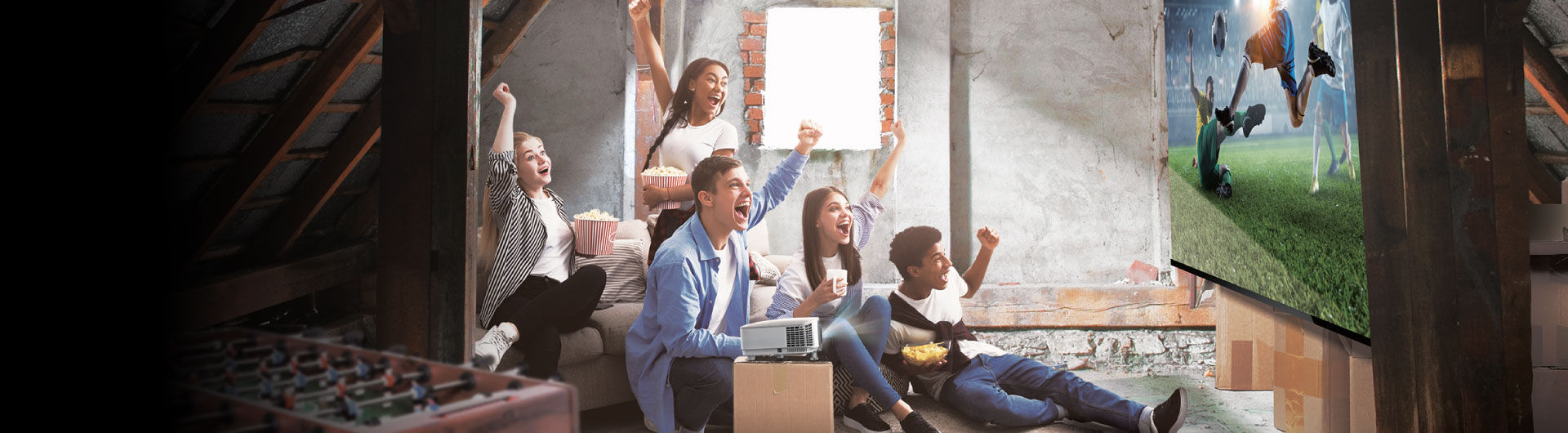 BenQ's 4k sports projector is the best selection for immersive sports viewing.