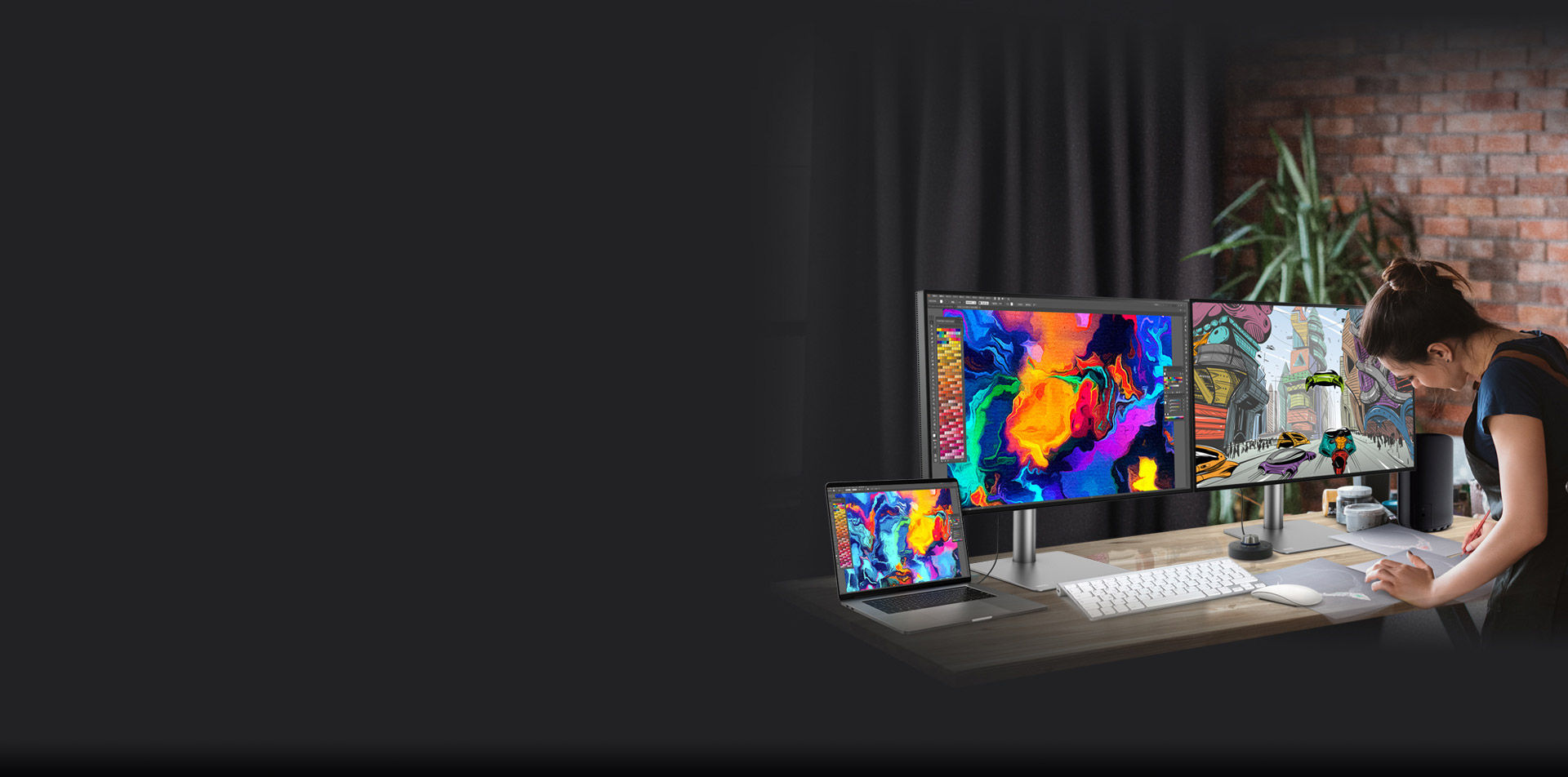 USB-C-Thunderbolt3 Designer PD series Monitor is The Perfect Match With Your Mac