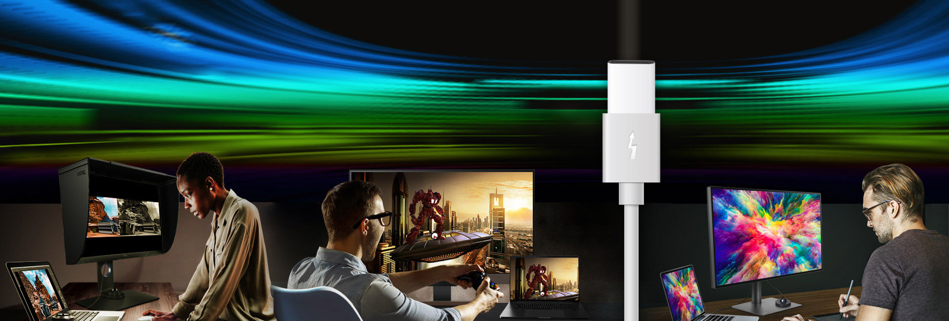 BenQ USB-C Monitor Unleashes Your Speed and Space for WFH