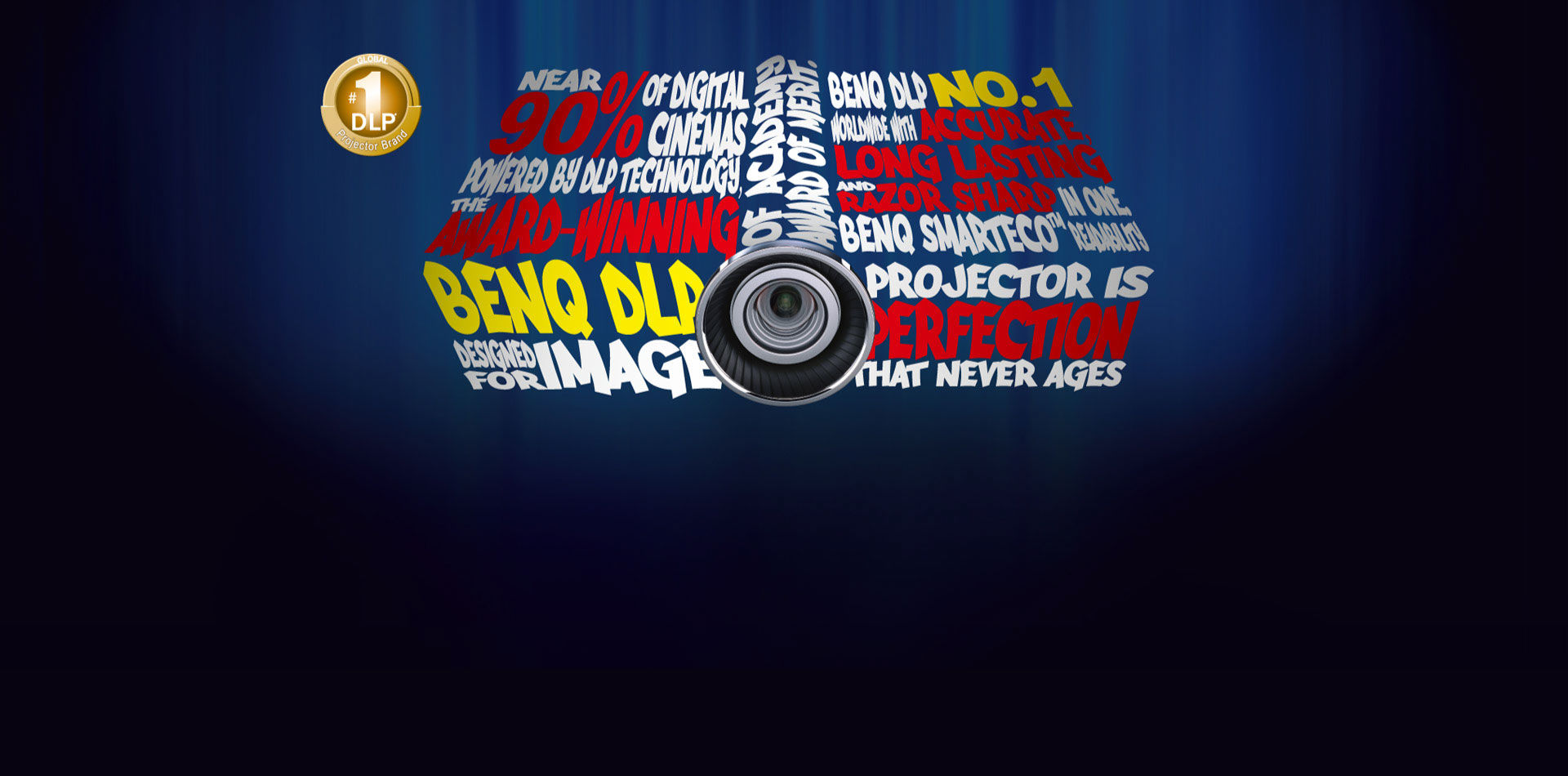 BenQ is ranked first place of DLP projector brand.