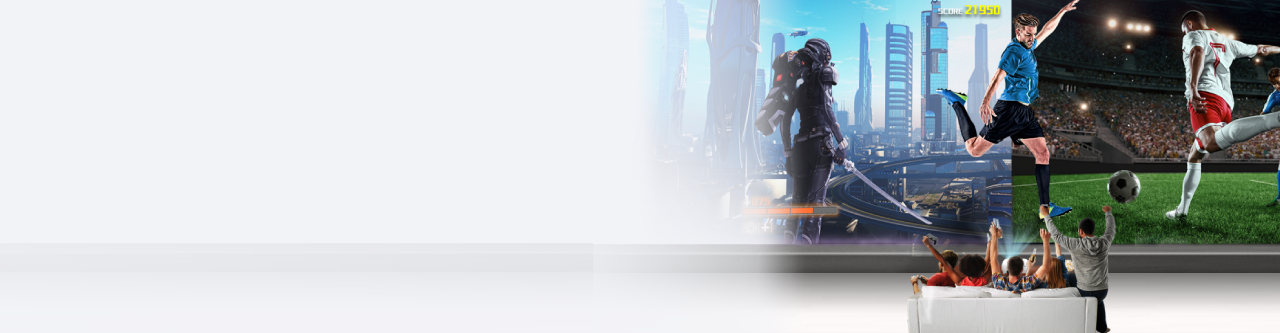 BenQ's  HDR monitors and 4K HDR projectors enable you to game on high speed monitors and sit down to experience movies in a cinematic way.