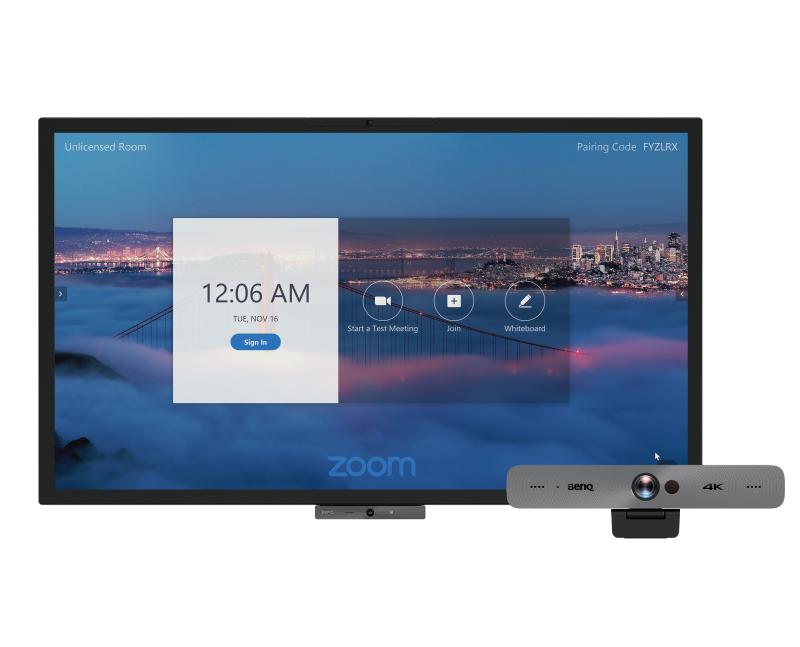 Soluzioni BenQ progettate per sale Zoom 
