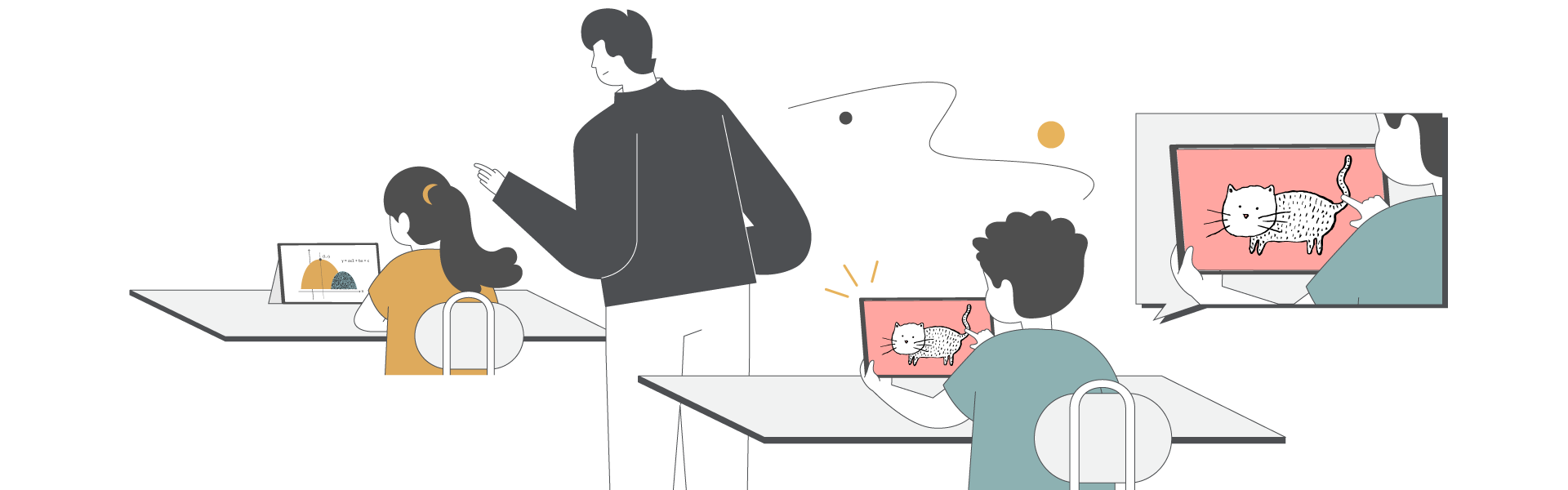 Students may get distracted when using their own device like tablet in the classroom