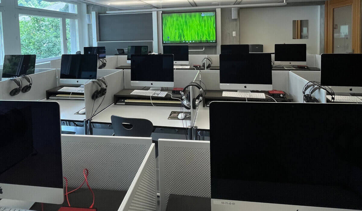 digitale tafel computerraum 