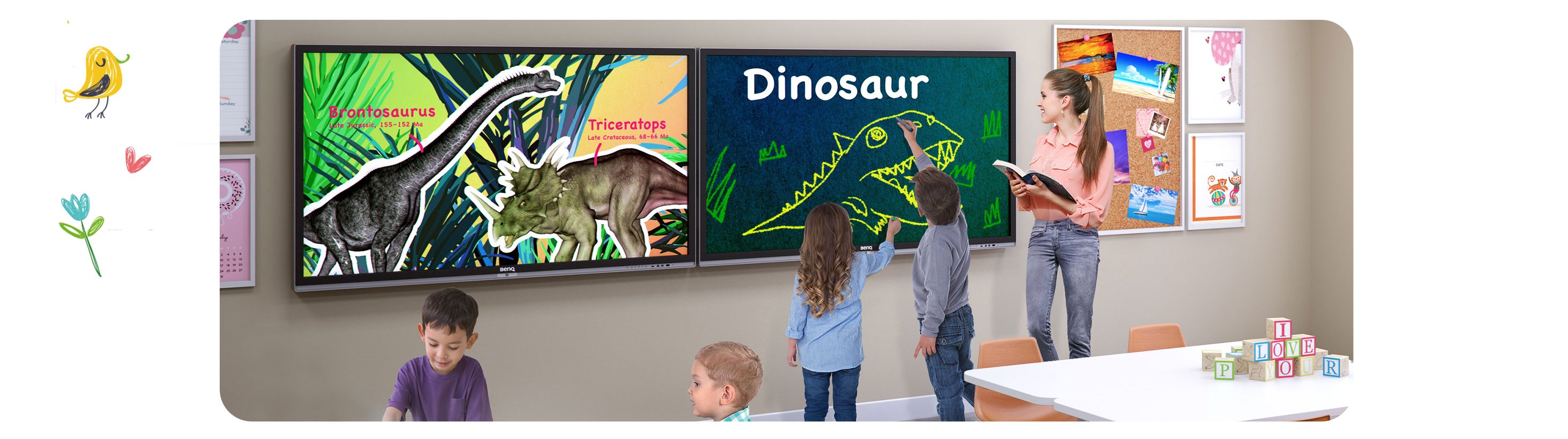 Learning through new technology with BenQ interactive displays