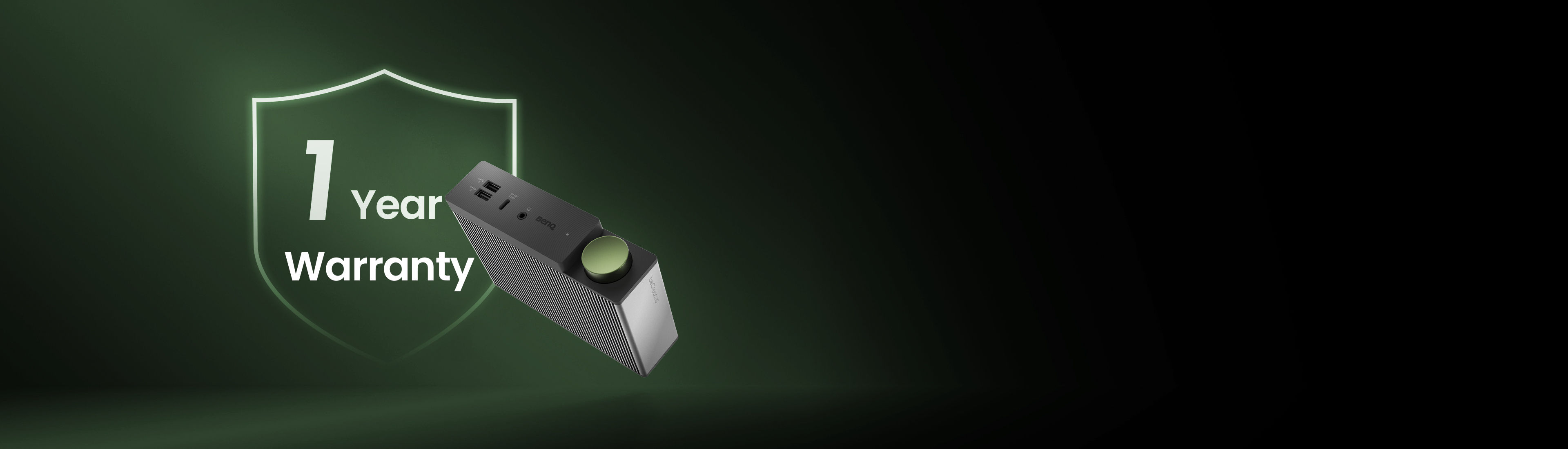 benq dock dp1310 becreatus comes with 1 year warranty and scan the qr code to secure additional 6 month warranty extention