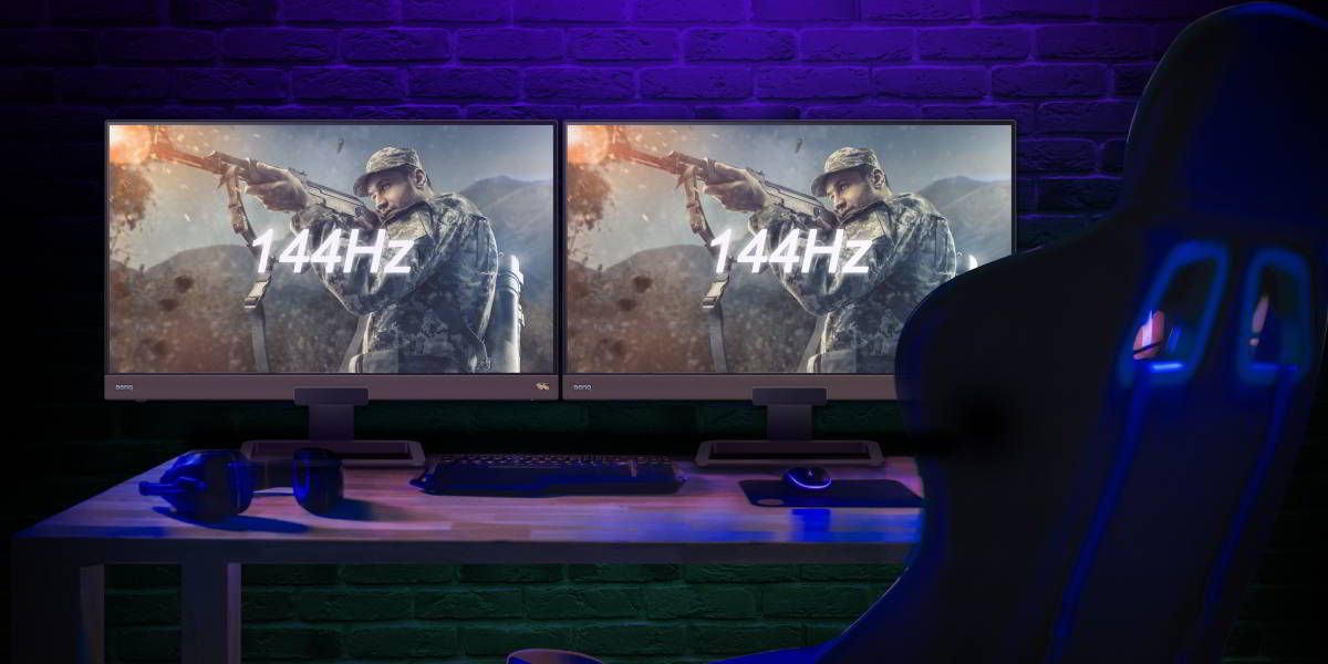 How run two gaming at 144Hz | BenQ US