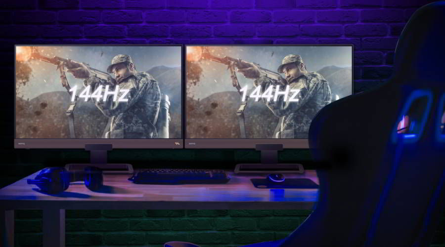 Cách sử dụng hai màn hình Gaming ở tần số 144Hz. Từ GPU đến DisplayPort hay HDMI và các cách thiết lập khác nhau trong giao diện Windows, NVIDIA và AMD.