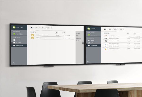 DuoBoard interactive whiteboard provides easy access to your cloud drives.  