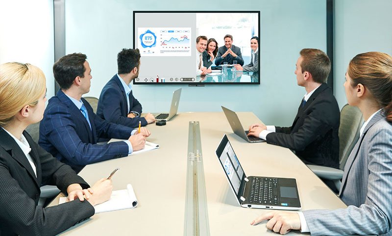 BenQ DuoBoard is an interactive board designed for online collaboration, extended collaboration, and video conferences.