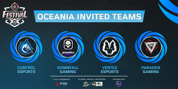 eXTREMESLAND ZOWIE Invited Teams Oceania
