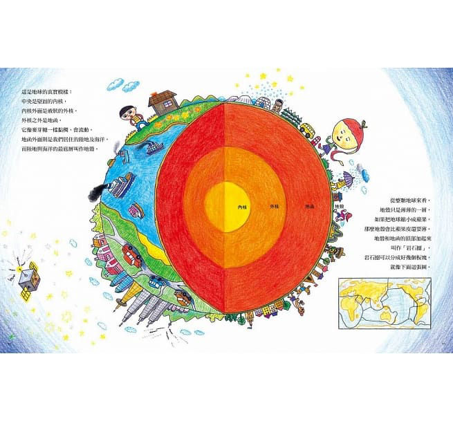 地震來了怎麼辦？國家防災日保命繪本書單-內文