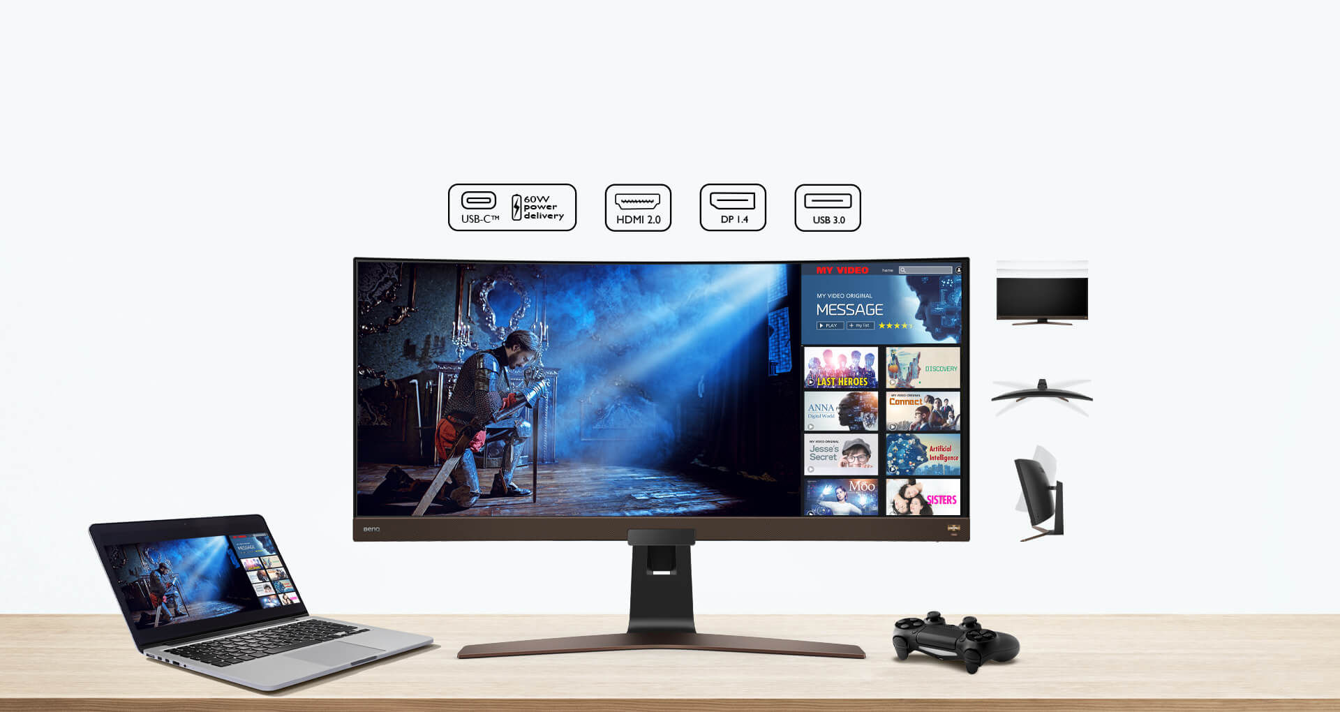 BenQ EW3880R comes with ergonomic design USB-C with power delivery