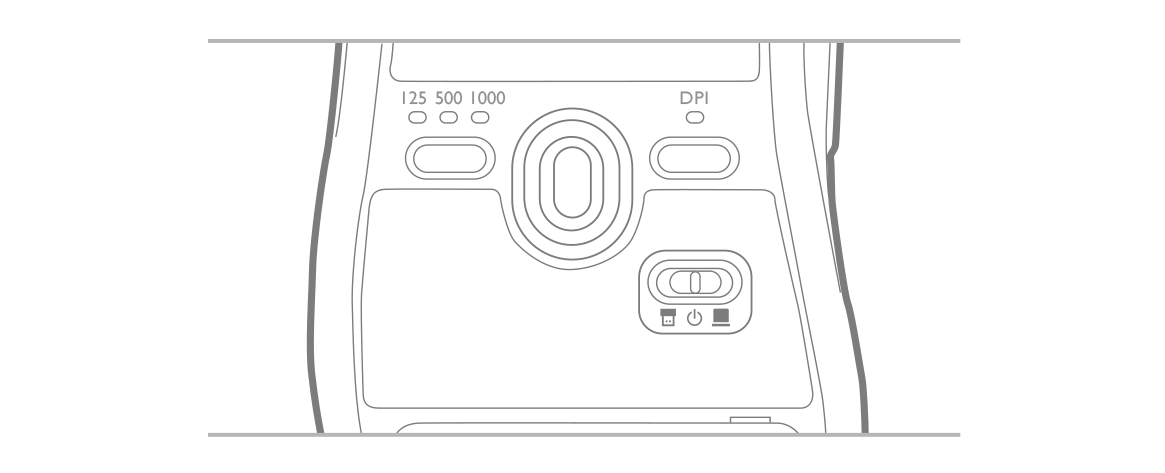 EC-CW mouse bottom and DPI