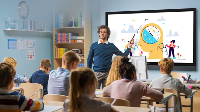 Splitscreen lesgeven aan de basisschool