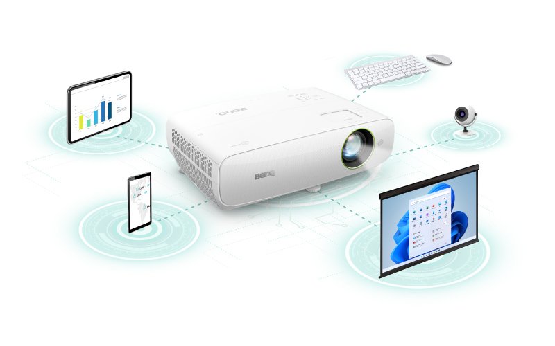 BenQ EH620 Smart Projector is an Integrated hub to start your cloud meeting instantly