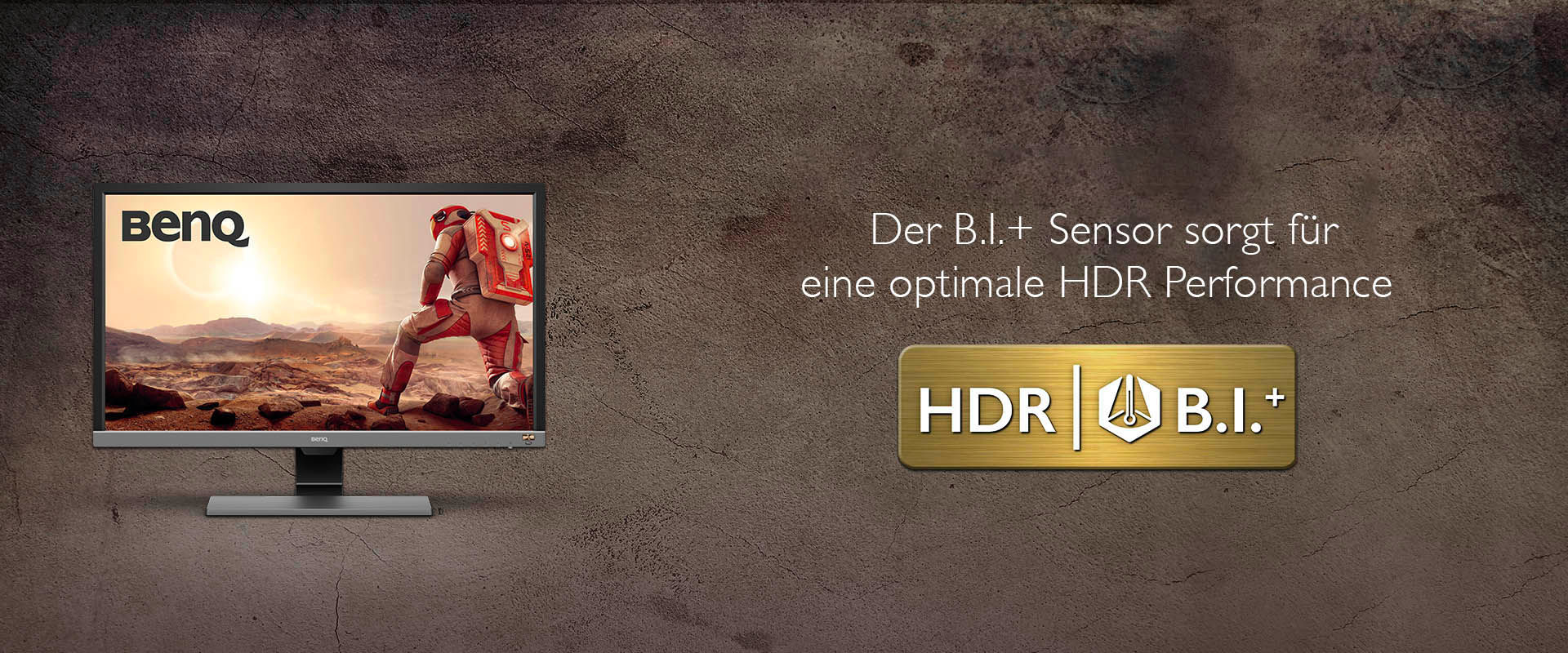 Der B.I.+ Sensor sorgt für eine optimale HDR Gaming-Performance