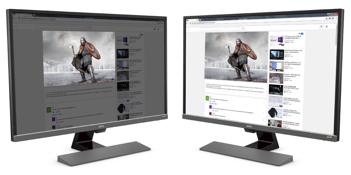 BenQ's 4K gaming monitor EL2870U's smart Focus highlights the selected window and reduces background distractions. 