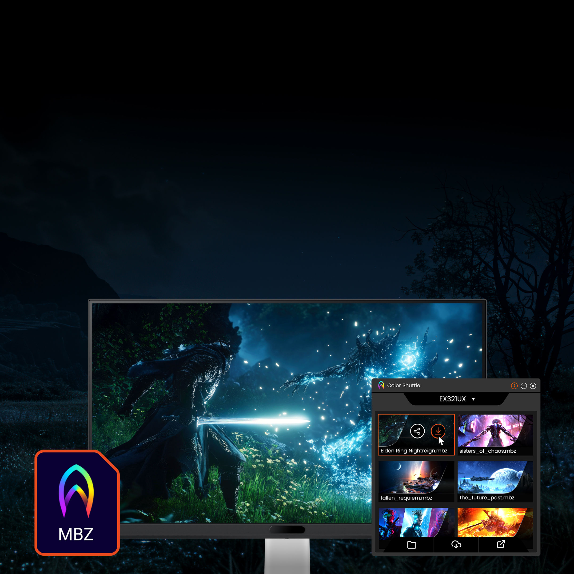 BenQ MOBIUZ Color Shuttle brings you the best game visuals of Elden Ring!