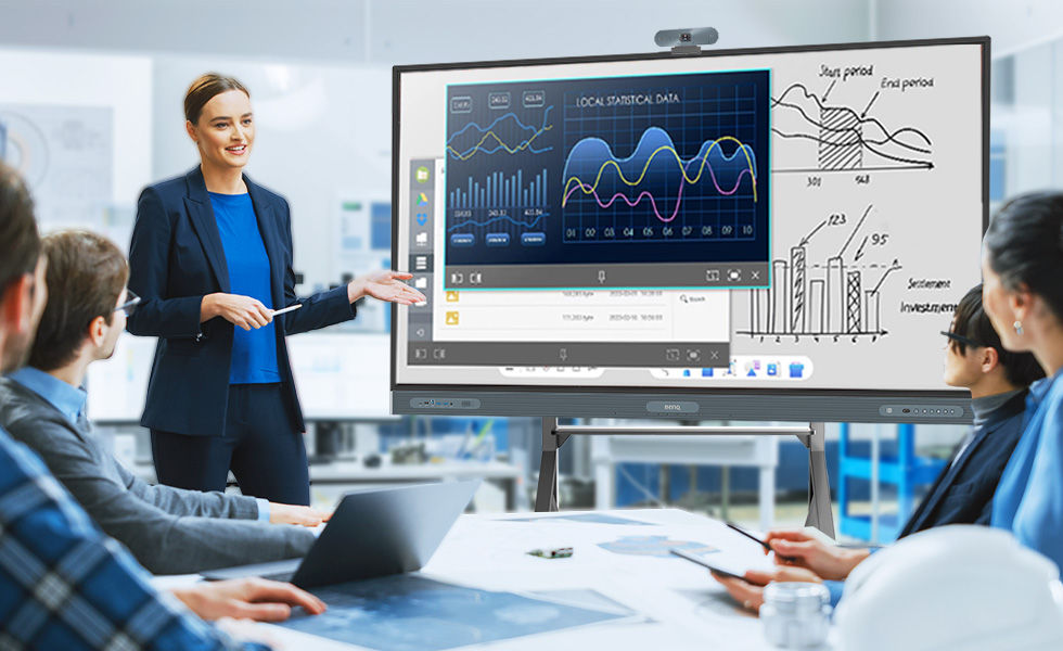 BenQ offers interactive boards and smart projectors designed to make every meeting an engaging experience.