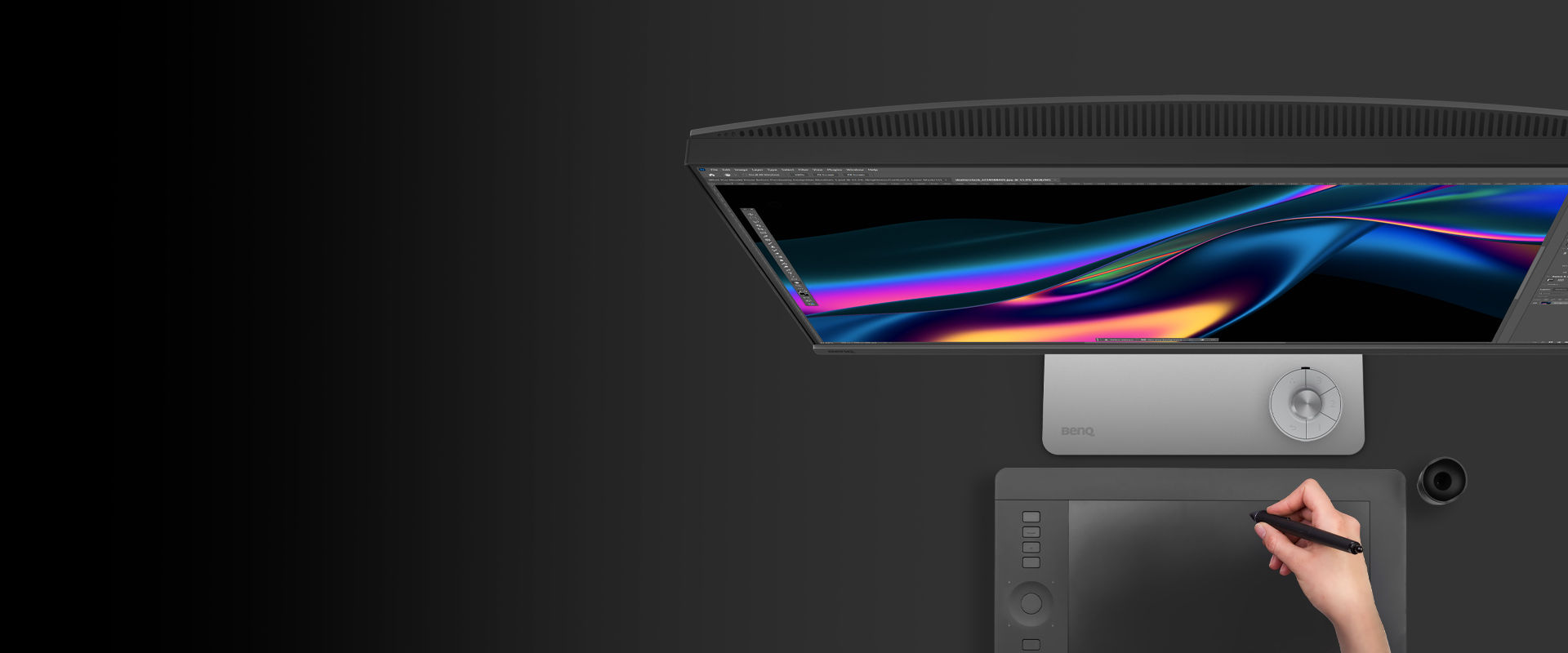 BenQ PD DesignVue Designer Monitor for creative art, graphic design and web design.