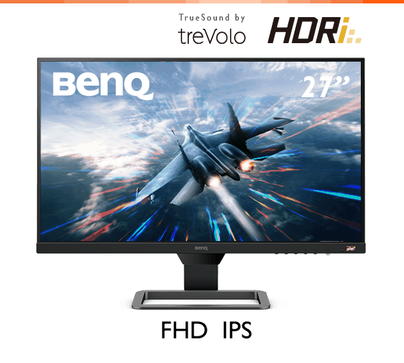 Supported by BenQ unique Brightness Intelligence Plus Technology (B.I.+ Tech), EW2780 Full HD HDRi Gaming Monitor's HDRi Technology can intelligently enhance HDR performance. 