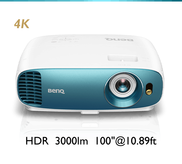 BenQ TK800M True 4K HDR Home Projector for Gaming and Sports offers Immersive Sports and Gaming enjoyment on the Big Screen in your bright living room.