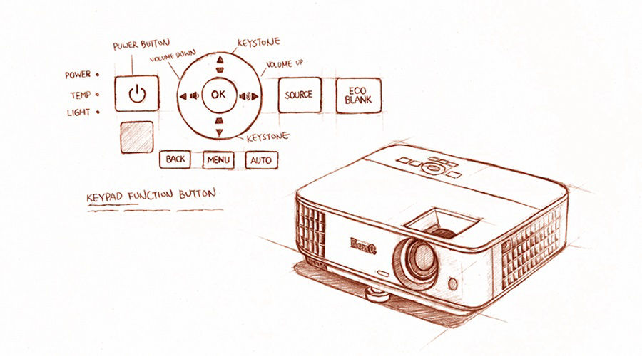 BenQ keypad design now features a beautiful design that is intuitive and easy to use.