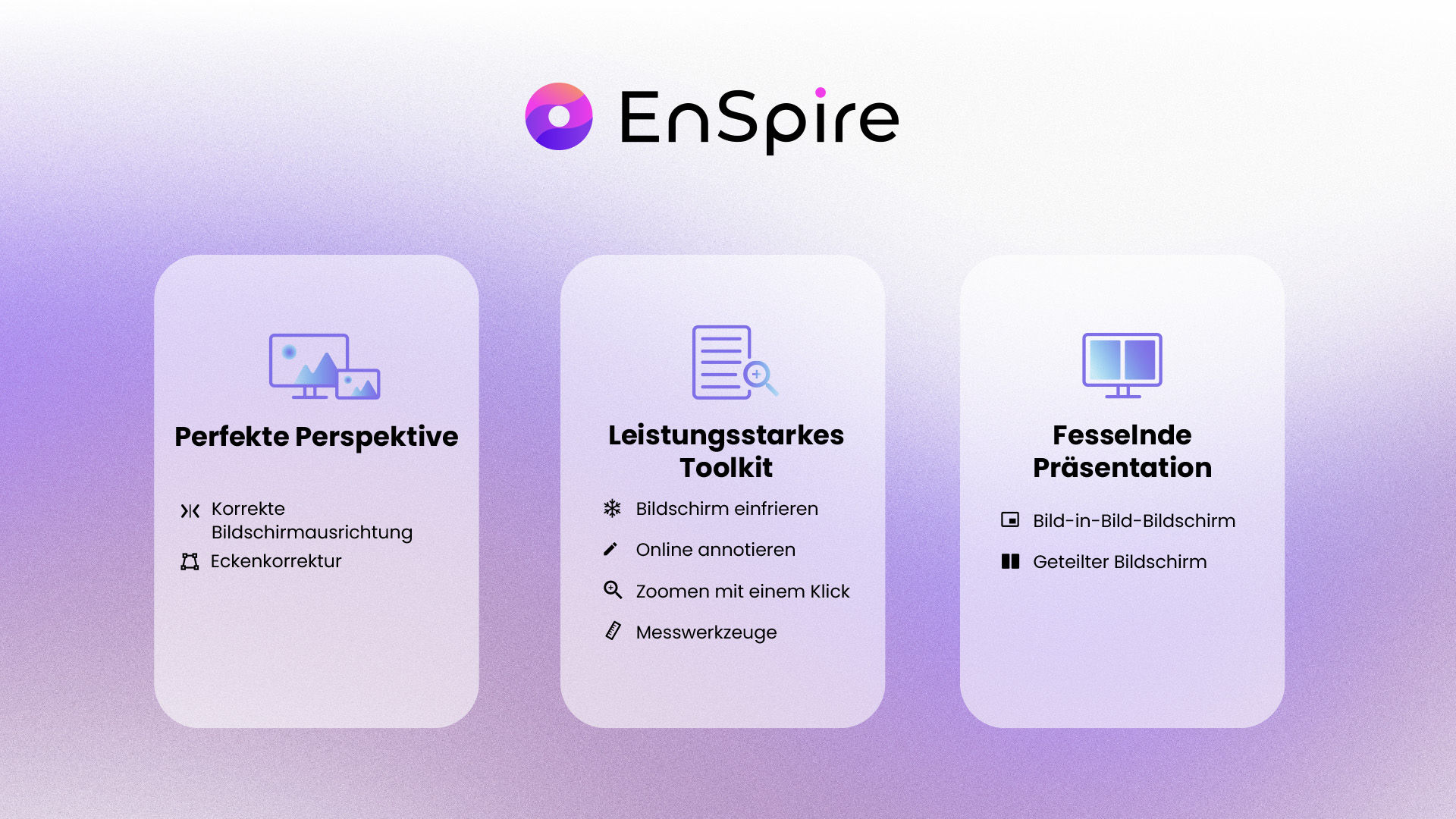 Improve video conferencing with EnSpire on Google Meet, Zoom, and Microsoft Teams.