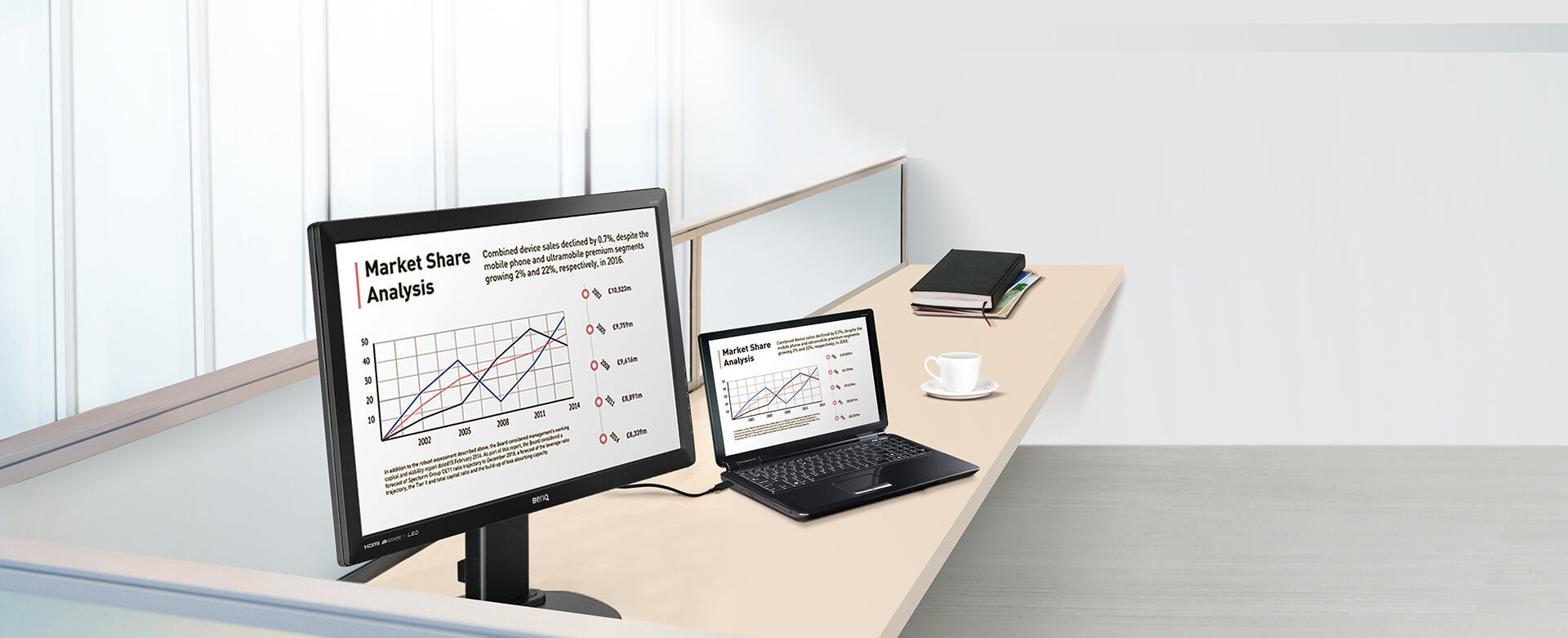 Business-Monitor der BenQ BL-Serie: Bildqualität der Extraklasse und ergonomisches Design für mehr Produktivität