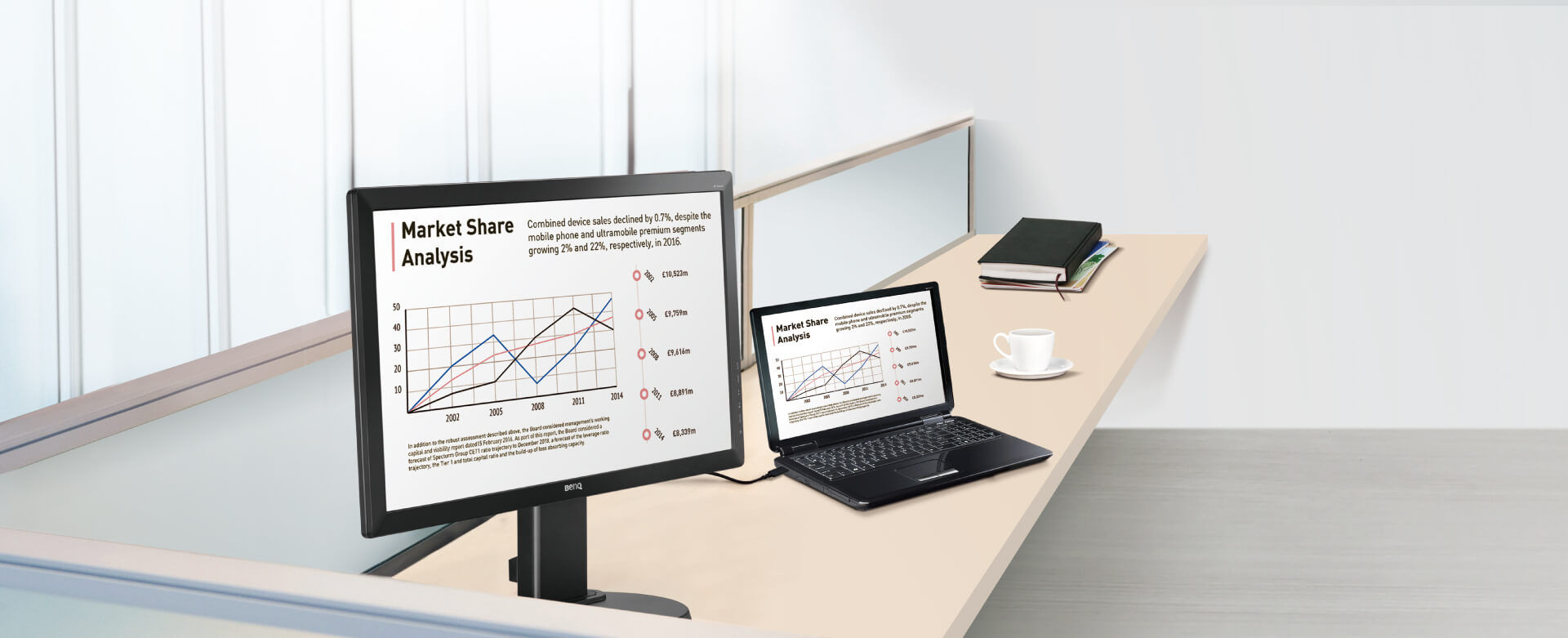 Business-Monitor der BenQ BL-Serie: Bildqualität der Extraklasse und ergonomisches Design für mehr Produktivität