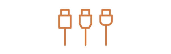 Tangled wires and remotes icon symbolizing the hassle of setting up multiple devices for home entertainment