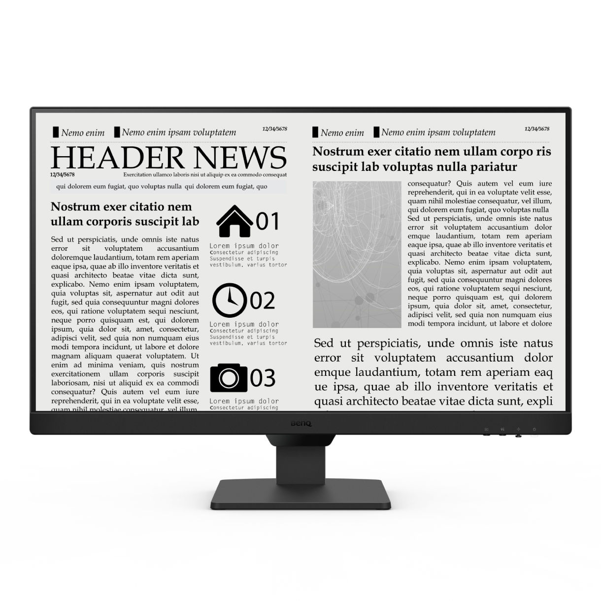GW2790 wordt geleverd met e-paper-modus, een gesimuleerd e-bookdisplay dat tekst en achtergrond in balans brengt om de ogen tijdens lange leessessies niet te vermoeien
