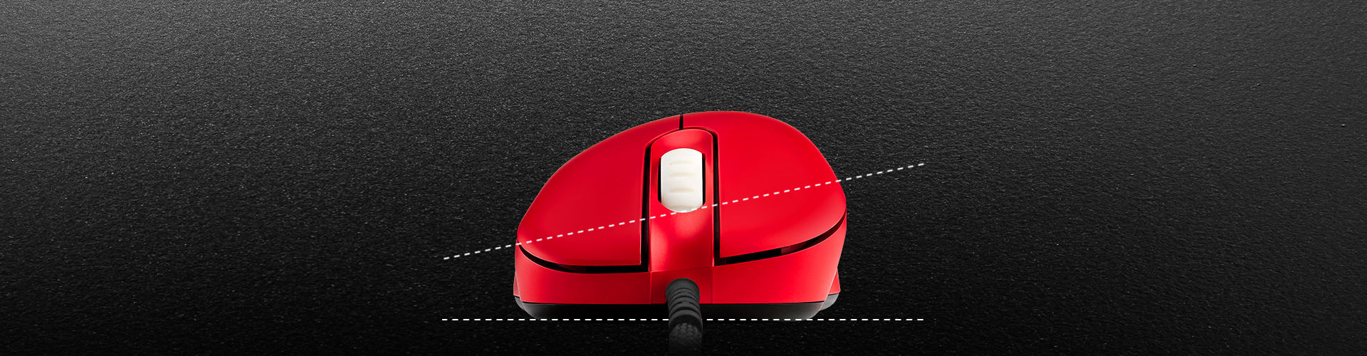 ZOWIE EC2 RED V2 Asymmetrical Ergonomic eSports Gaming Mouse