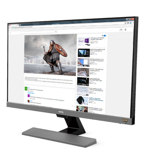EW277HDR Video Enjoyment Monitor with Eye-care Technology | BenQ 